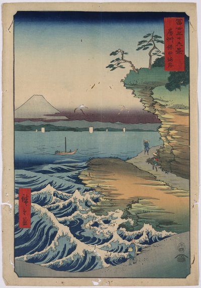 36. Die Hoda-Küste von Utagawa Hiroshige